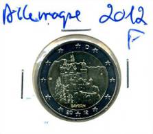 PIECE 2 EUROS COMMEMO ALLEMAGNE  2012   Atelier F  !!! - Germany