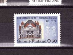 1972 FINLAND  National Tehatre  Michel Cat N° 702 Absolutely Perfect MNH - Neufs