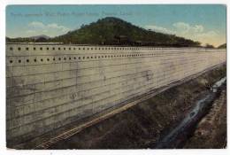 AMERICA PANAMA NORTH APPROACH WALL, PEDRO MIGUEL LOCKS, PANAMA CANAL OLD POSTCARD - Panama