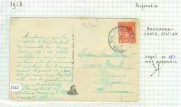 POSTKAART REMBRAND NR 37 NVPH Nr 153 Uit 1928 Van AMSTERDAM PERFORATIE Naar FRANCE (6565) - Storia Postale