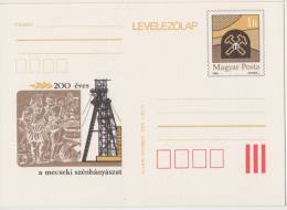 1982 - HUNGARY - 200th Anniv. Of MINE MINING - City MECSEK - Stationery POSTCARD - MNH - Other & Unclassified