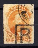 Brésil - Brazil - 1876 1877 - Scott 67 - 500 Reis Orange - Used Stamps