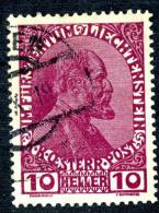 L0071) LIECHTENSTEIN 1917 Mi.#6 Used - Gebruikt