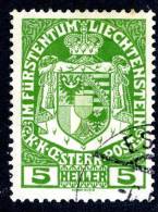 L0075) LIECHTENSTEIN 1917 Mi.#5 Used - Gebruikt