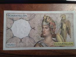 Billet Echantillon émis Par La Banque De France Pour Tester Les  Distributeurs  Automatiques ATHENA - Specimen