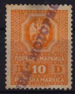 1930´s SHS Yugoslavia -  Tax Stamp - 10 Din - Dienstmarken