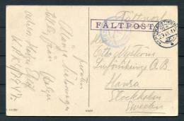 1941 Finland Swedish Volunteer Illustrated Fieldpost Card - Military