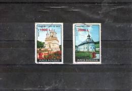 2000 - Serie Courante / Monasteres  Mi No 5471/5472 Et Yv No 4584/4585 - Gebraucht