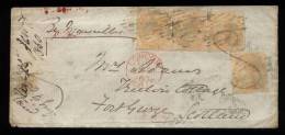 India Indien 1859 Cover To Scotland - 1858-79 Compagnie Des Indes & Gouvernement De La Reine