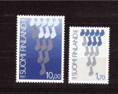 1987 FINLAND  Independence   Michel Cat N° 1029/30 Absolutely Perfect MNH - Ungebraucht