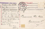 Denmark PPC KYSTFORSVARSSKIBET HERLUF TROLLE Line Cds. Vejle Tirsbæk Slot VEJLE 1911 (2 Scans) VERY SCARCE Line Cancel ! - Briefe U. Dokumente