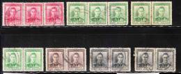 New Zealand 1938-47 King Geroge 16v Blocks Used - Gebraucht