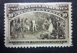 U.S.A. 1893: Sc 237 Fine / YT 88 / Mi 80 / SG 242, ** MNH - FREE SHIPPING ABOVE 10 EURO - Nuovi