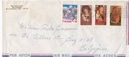 Canada 682 - 683  - 684 - 690 Obl Sur Lettre - Storia Postale