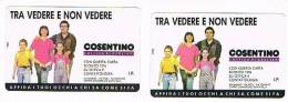 TELECOM ITALIA (PERIODO SIP) - CAT. C.& C. 2260.2261  - OTTICA COSENTINO  - SERIE COMPLETA NUOVA - Public Advertising