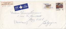 Canada 423 - 500 Obl Sur Lettre - Storia Postale