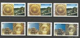 INDIA, 2009, ODITIES, Heritage Jain Temple Dilwara & Ranakpur Temple, Sets Of 2 With Colour Variations 3 Sets, MNH, (**) - Ungebraucht