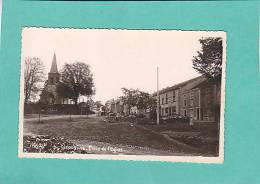 CPA - B -  GEROUVILLE - Place De L'église - Café - Sonstige & Ohne Zuordnung