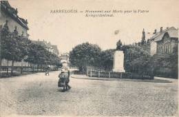 J J S 452 / C P A - ALLEMAGNE - SAARELOUIS  -MONUMENT AUX MORTS POUR LA PATRIE - Kreis Saarlouis