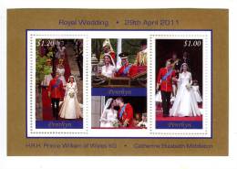 PENRHYN - 2011 - Mariage Du Prince William - BF Neufs // (MNH) - Penrhyn