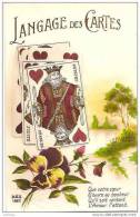 LE LANGAGE DES CARTES. REF 9373 - Playing Cards