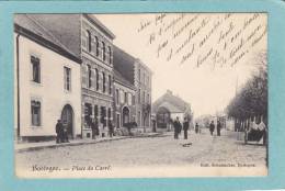 BASTOGNE.   -  Place  Du  Carré.  -  TRES BELLE CARTE PRECURSEUR ANIMEE - - Bastenaken