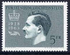 LIECHTENSTEIN 1963 25th Anniversary Of Franz Josef II MNH / **.  Michel 427 - Neufs