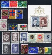 LIECHTENSTEIN 1967-1971 Range Of Used Sets And Block. - Used Stamps