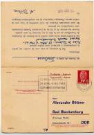 DDR P 65 Antwort-Postkarte ZUDRUCK BÖTTNER #3 Sost. FOIRE TOULOUSE France 1963 - Privé Postkaarten - Gebruikt