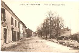 RARE - Village De SAINT-LAURENT Sur GORRE - HAUTE VIENNE -  Près De La PLACE Du CHAMP De FOIRE - Saint Laurent Sur Gorre