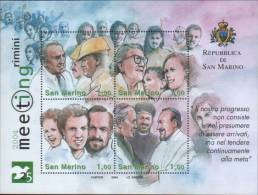 San Marino 2004 Foglietto Meeting Di Rimini  ** MNH - Unused Stamps