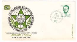 YUGOSLAVIA - Esperanto, Pula, Year 1967, Commemorative Seal - Esperanto