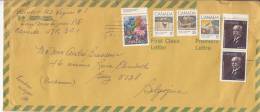 Canada 756 X2  - 749 à 751 - 734 Obl Sur Lettre - Storia Postale