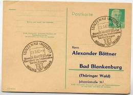 WAPPEN LUNZENAU Sachsen 1962 Auf DDR P68 Postkarte PRIVATER ZUDRUCK - Enveloppes