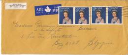 Canada 622 X4 Obl Sur Lettre - Cartas & Documentos