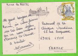 Sur CP - VATICAN - 1 Timbre (Cachet De 1982) - Lettres & Documents