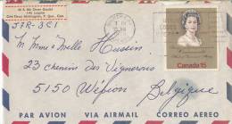 Canada 504 Obl Sur Lettre - Lettres & Documents
