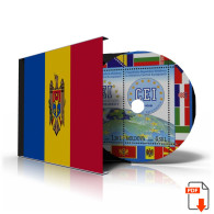 MOLDOVA STAMP ALBUM PAGES 1991-2011 (100 Color Illustrated Pages) - Inglés