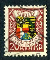 L098) LIECHTENSTEIN 1927 Mi.#76 Used - Gebruikt