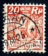 L100) LIECHTENSTEIN 1924 Mi.#70 Used - Gebruikt