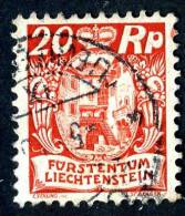 L101) LIECHTENSTEIN 1924 Mi.#70 Used - Gebruikt