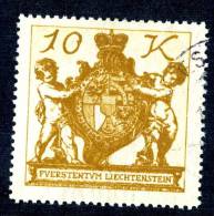 L0136) LIECHTENSTEIN 1920 Mi.#39 Used - Used Stamps