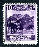 L0159) LIECHTENSTEIN 1930 Mi.#96A  Used - Gebruikt