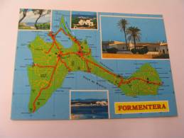 EL- CARTE ET MULTI VUES DE FORMENTERA - Formentera