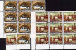 Kloster Rakovac Krusedol 2000 Jugoslawien 2959/0 Plus 9-Block ** 30€ Kirche Church Bloc Architectur Sheet Bf YUGOSLAVIJA - Erreurs Sur Timbres