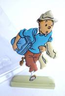 FIGURINE EN METAL EN DEMI RONDE BOSSE TINTIN Coke En Stock (1) ATLAS LES ARCHIVES HERGÉ - Tintin