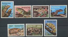 BURKINA FASSO 1985 - Reptiles Serpent Turtue ..... - Neuf, Sans Charniere (Yvert 662/65 A 302/04) - Burkina Faso (1984-...)