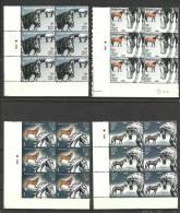 INDIA, 2009, Horses Of India, Set 4 V, Blocks Of 6 With Traffic Lights,  Horses, Horse, Animal, MNH,(**) - Ungebraucht