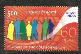 INDIA, 2009, 60 Years Of The Commonwealth,  Globe, Culture,  MNH,(**) - Unused Stamps