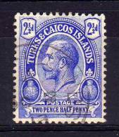 Turks & Caicos Islands - 1913 - 2½d Definitive (Watermark Multiple Crown CA) - Used - Turks & Caicos